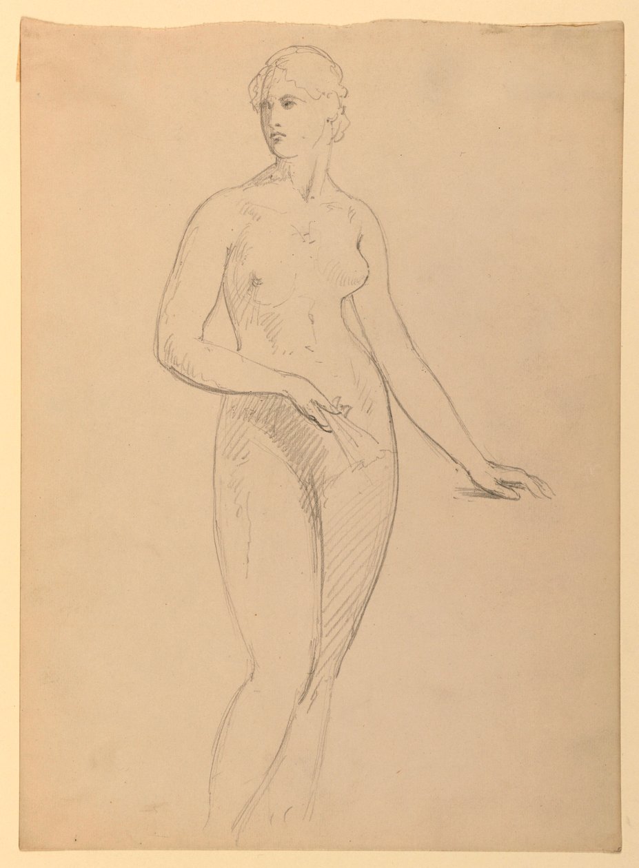 Zeichnung, Frau Henry Schieffelin, S, 1881 von Daniel Huntington