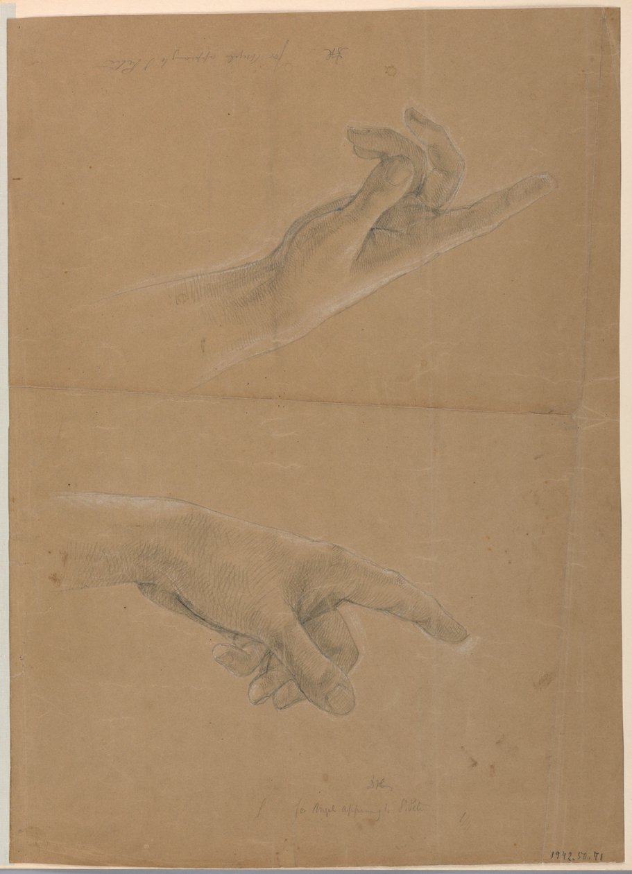 Studie für "Frühe Christia", 1839–40 von Daniel Huntington