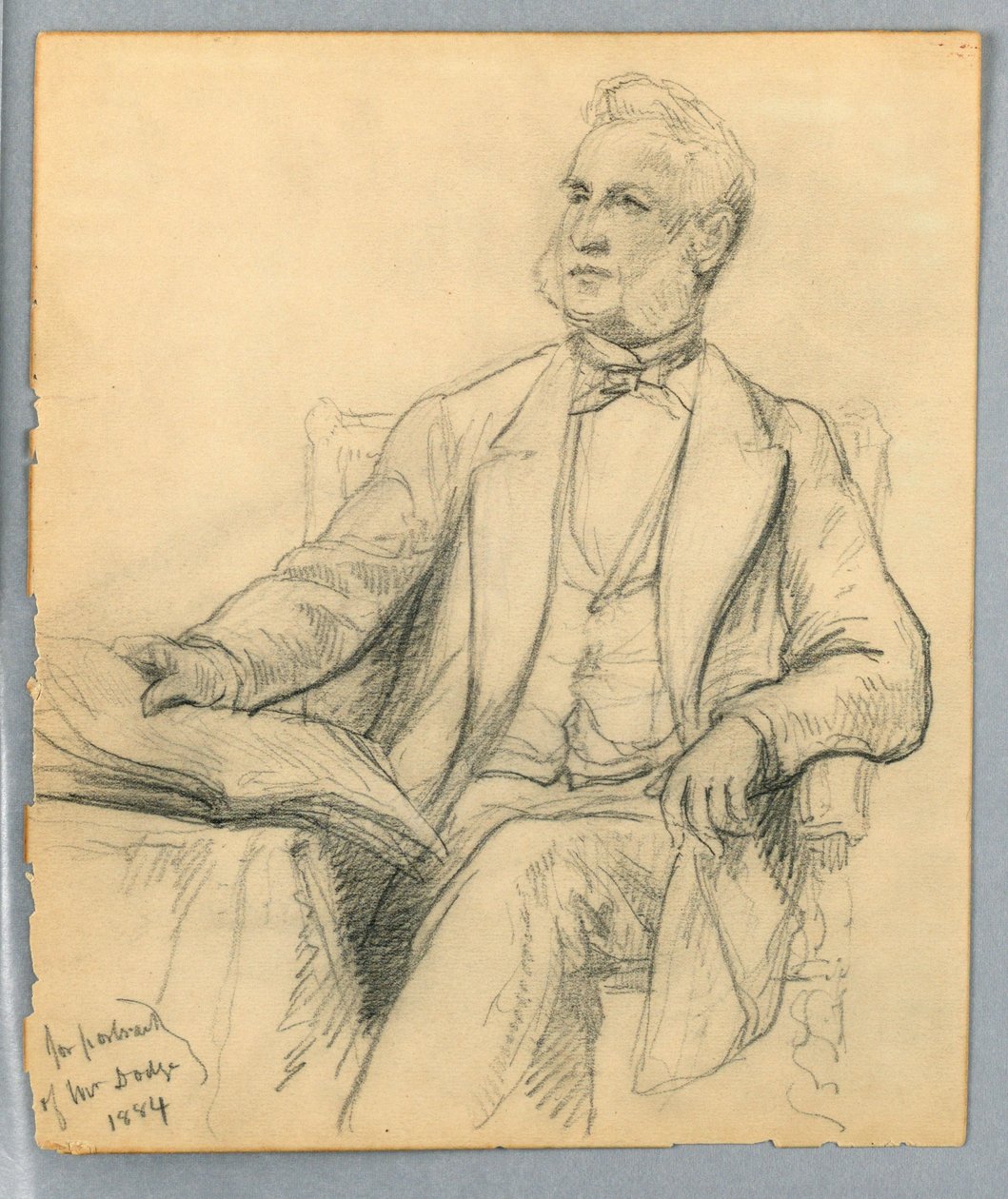 William E. Dodge sitzend, 1884 von Daniel Huntington