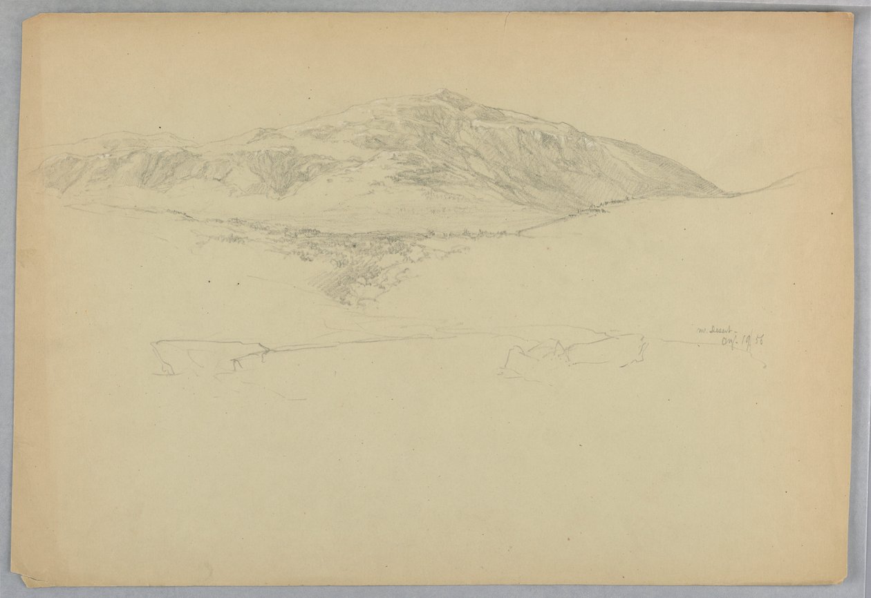Landschaftsskizze, Mount Desert, Maine von Daniel Huntington