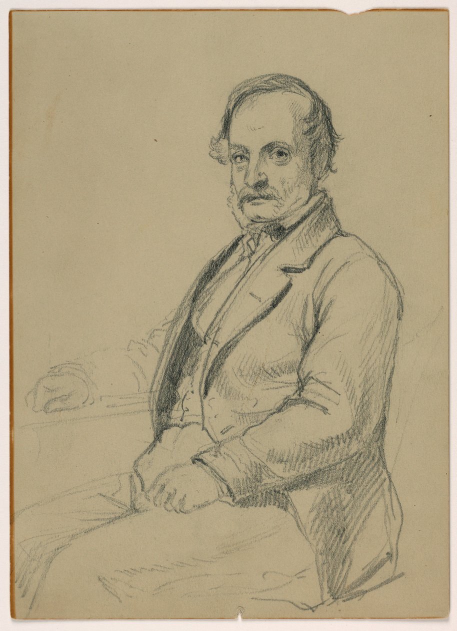 Sitzender Mann von Daniel Huntington