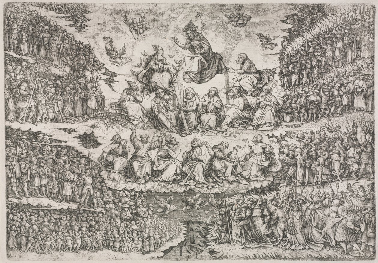 Das Jüngste Gericht von Daniel I Hopfer