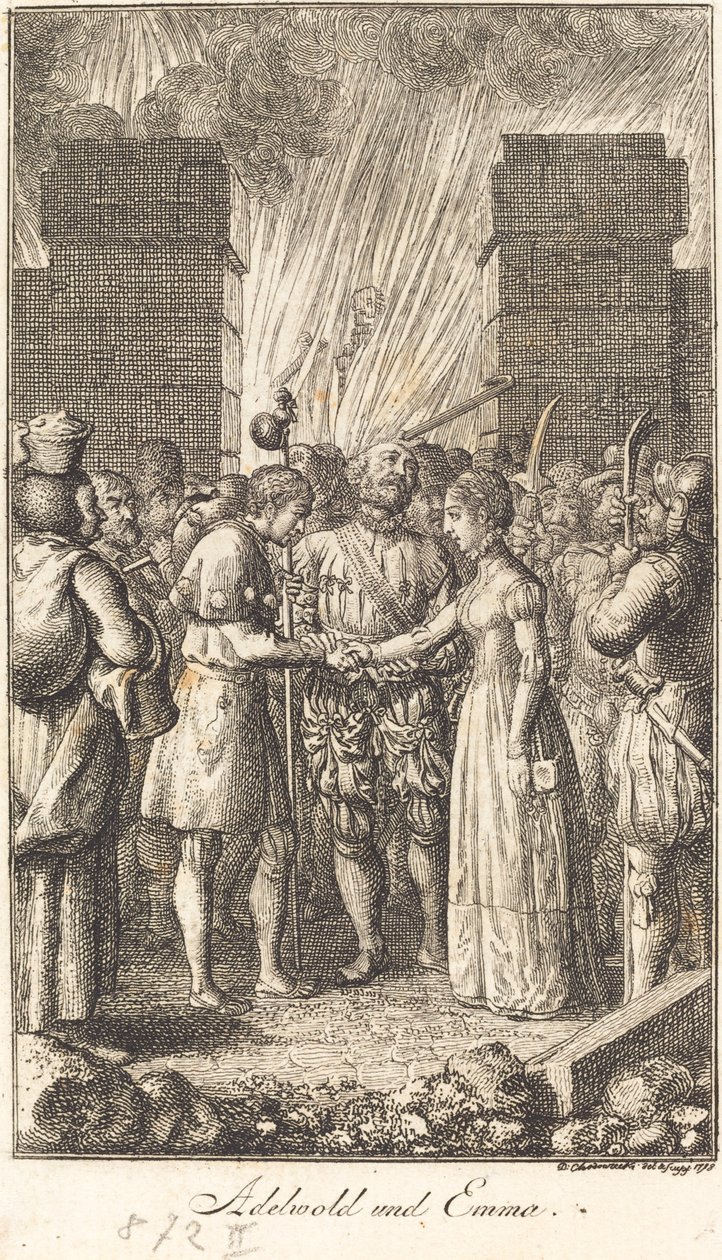 Adewold und Emma von Daniel Nikolaus Chodowiecki