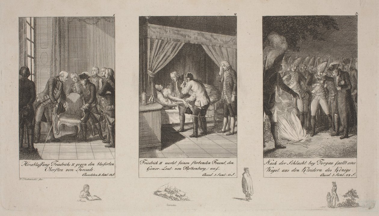 Anekdoten von König Friedrich II. von Daniel Nikolaus Chodowiecki