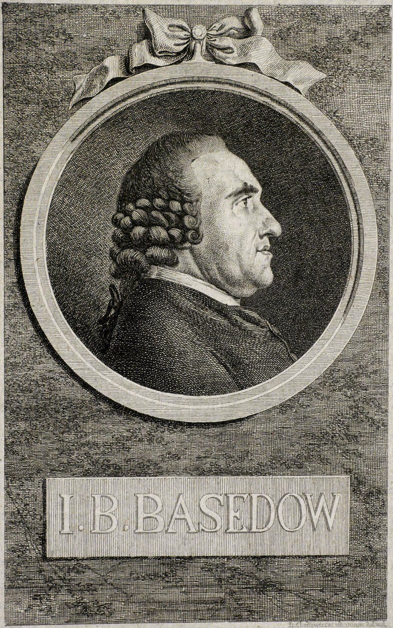 Johann Bernhard Basedow 1724-1790, 1773 von Daniel Nikolaus Chodowiecki