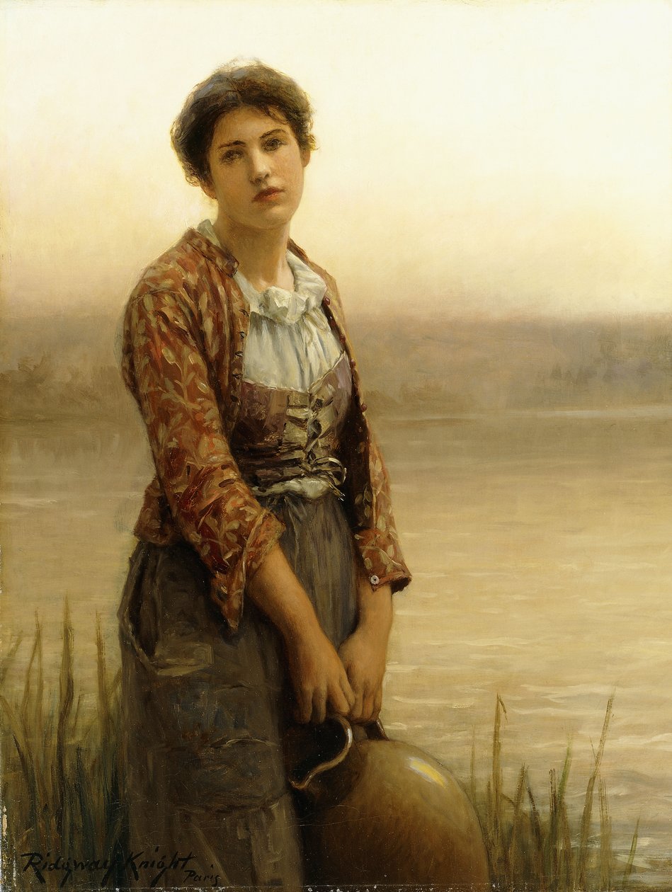 Der Wasserträger von Daniel Ridgway Knight
