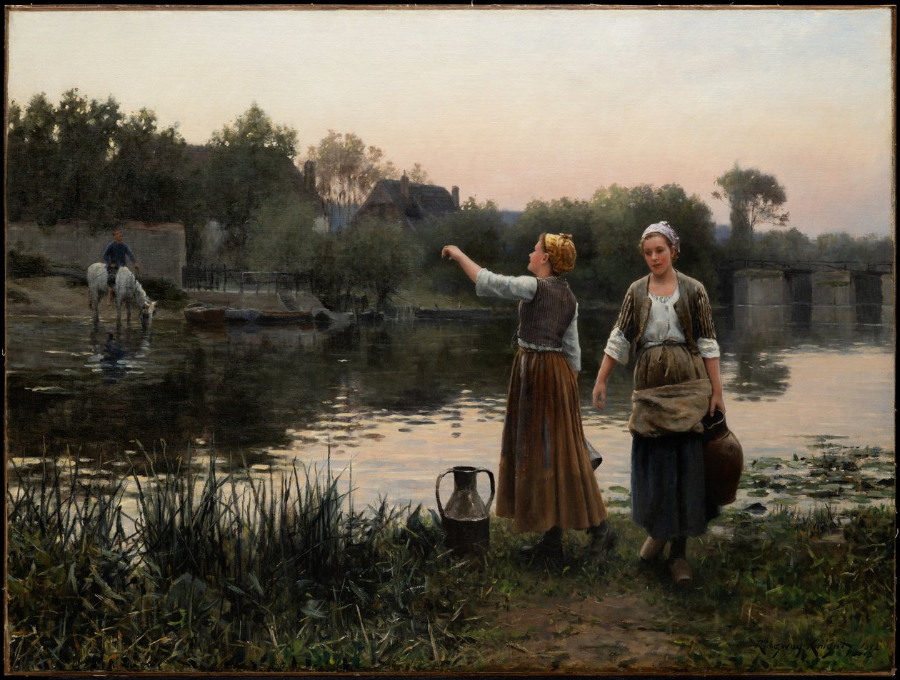 Die Wasserträger von Daniel Ridgway Knight