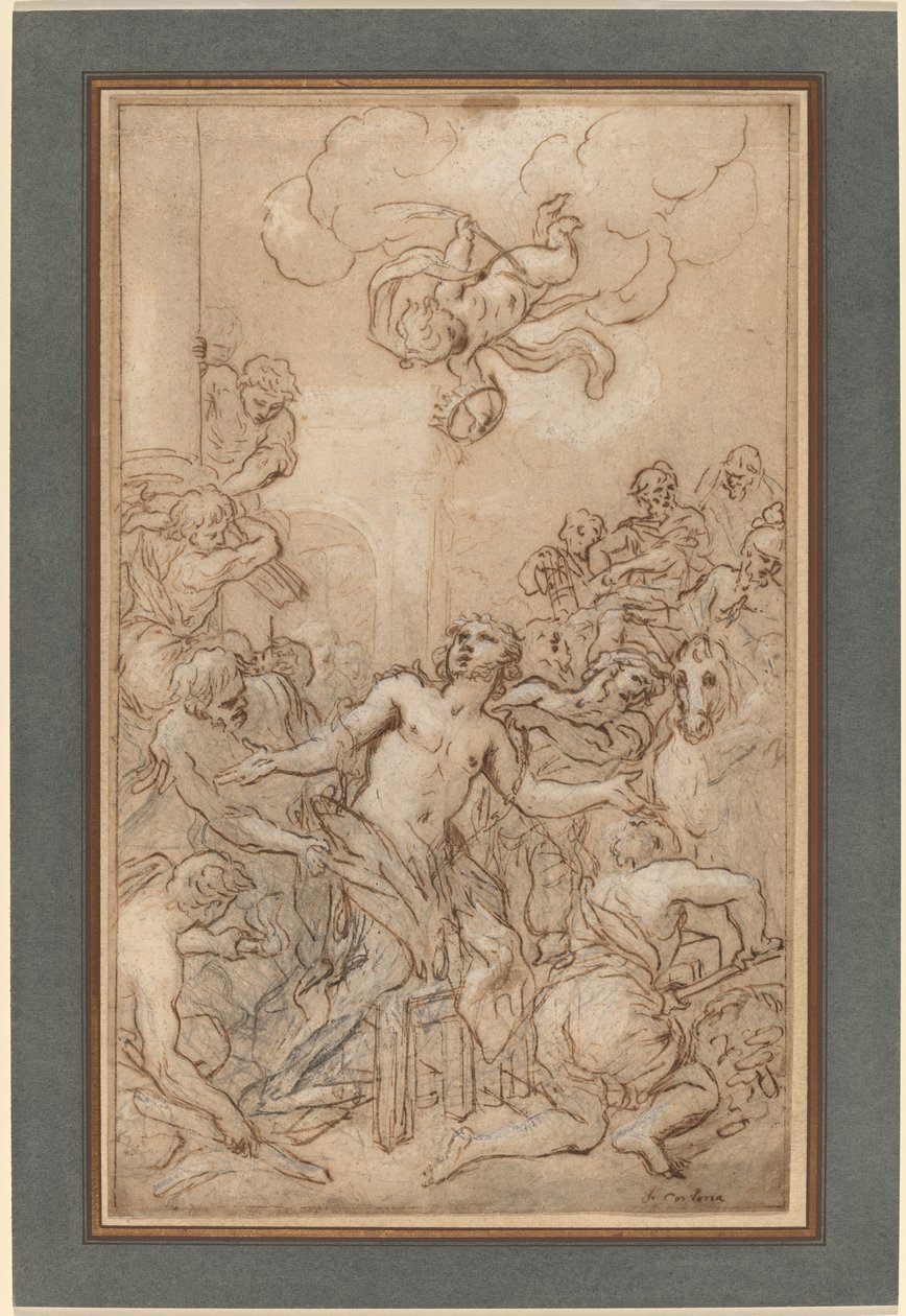 Das Martyrium des heiligen Laurentius von Daniel Seiter