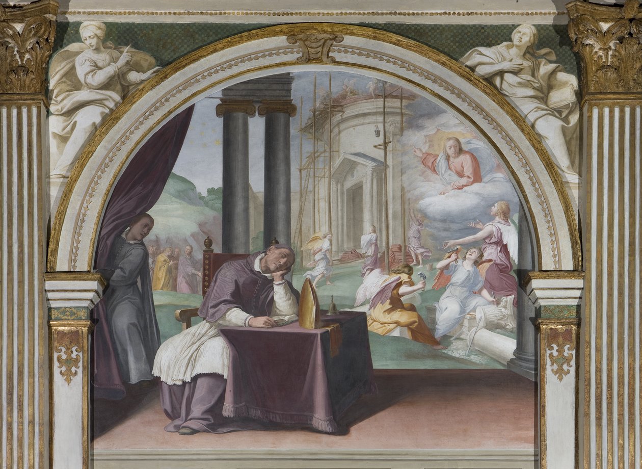 Der Traum des Heiligen Hugo von Daniele Crespi