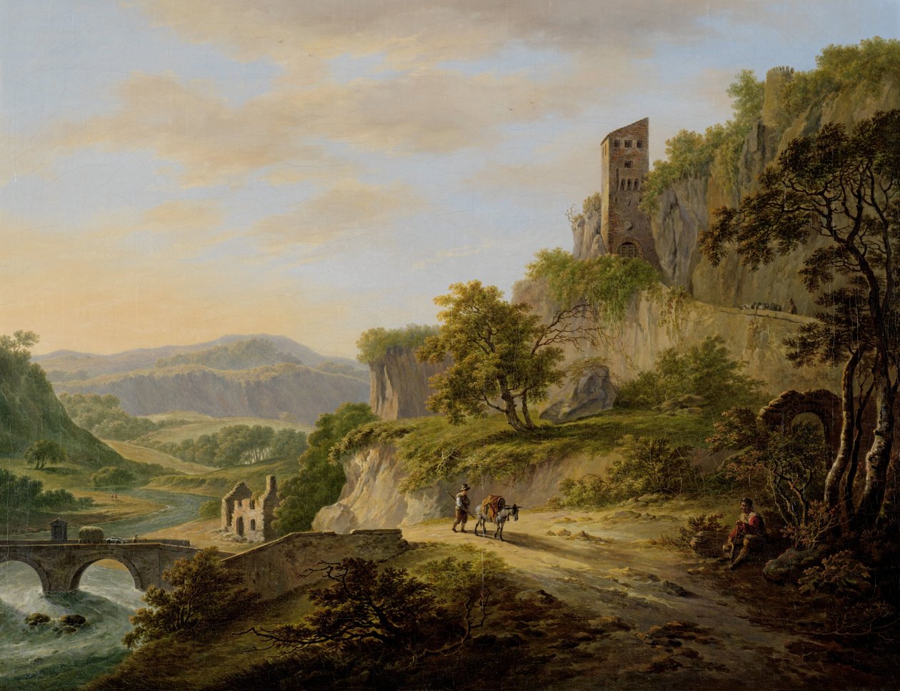 Ansicht von Civita Castellana von Daniël Dupré (signed by artist)