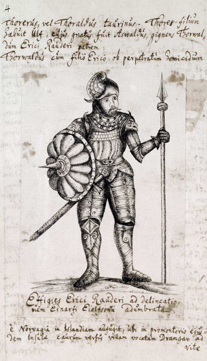 Erik der Rote (950-1003) von Danish School