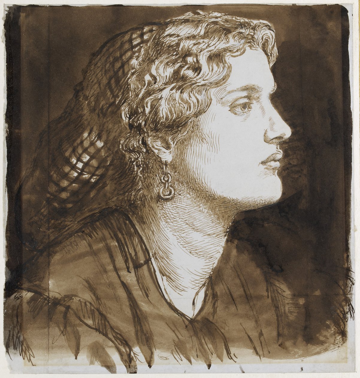 Porträt von Fanny Cornforth von Dante Gabriel Charles Rossetti
