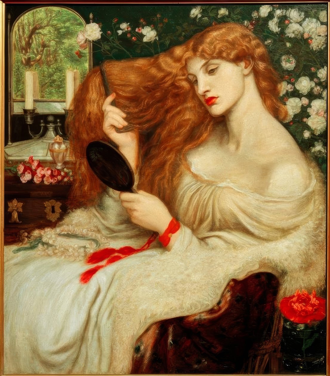 Lady Lilith von Dante Gabriel Charles Rossetti