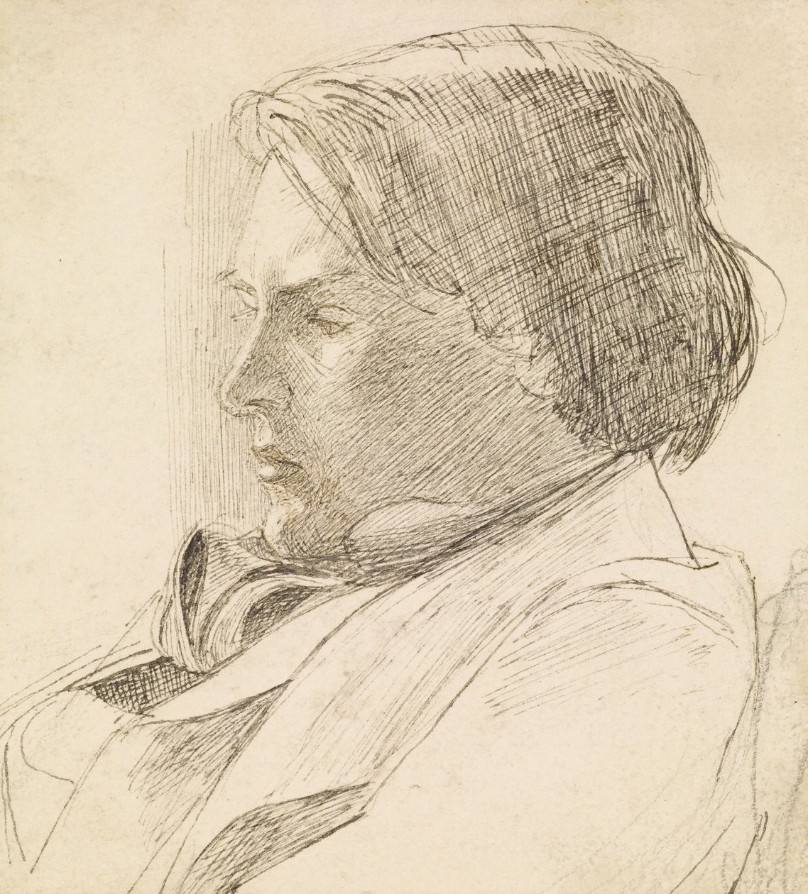 Porträt eines jungen Mannes von Dante Gabriel Charles Rossetti