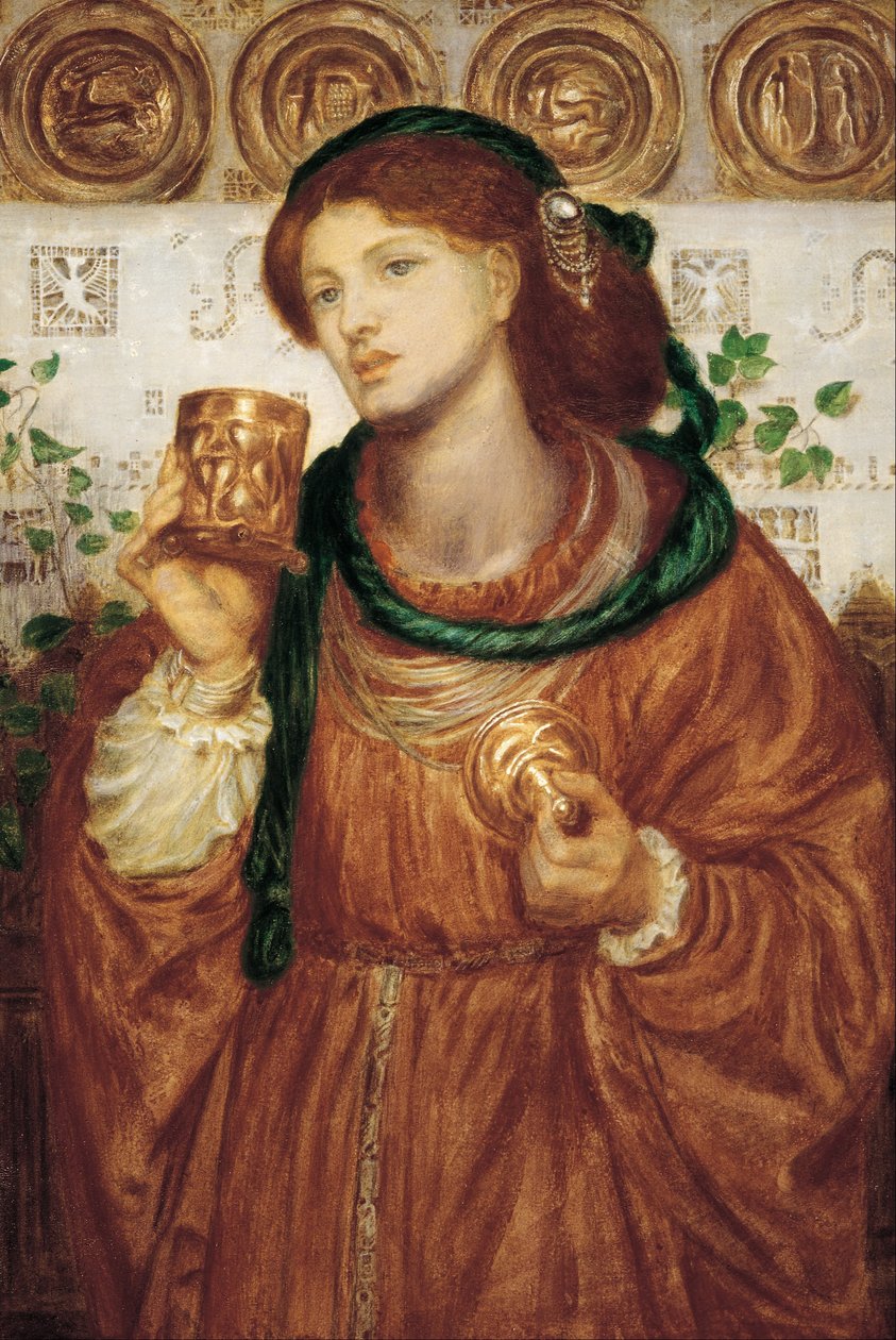 Der Liebesbecher von Dante Gabriel Charles Rossetti