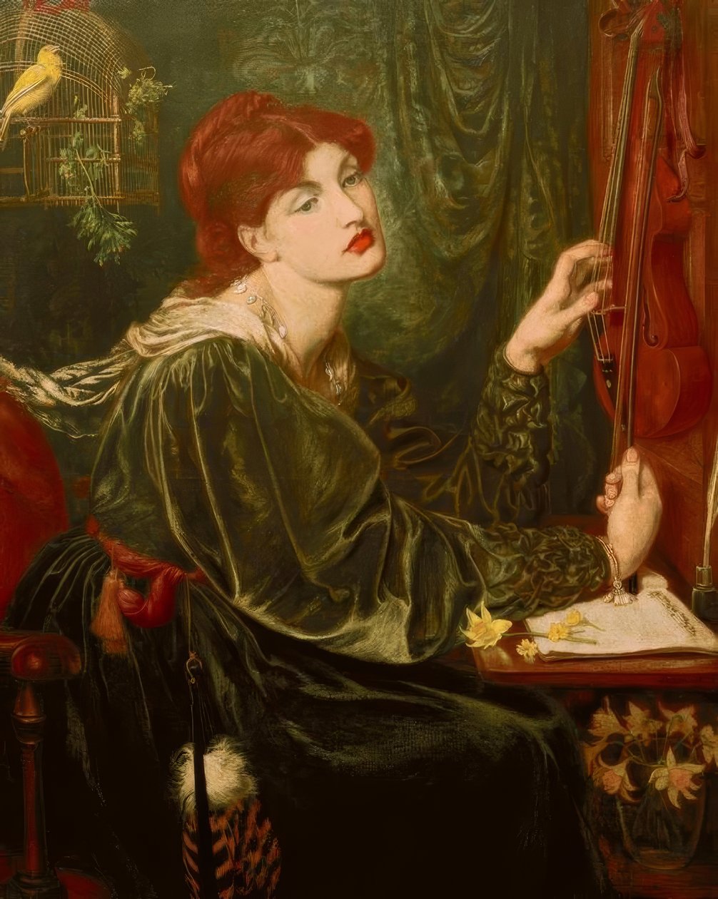 Veronica Veronese von Dante Gabriel Charles Rossetti