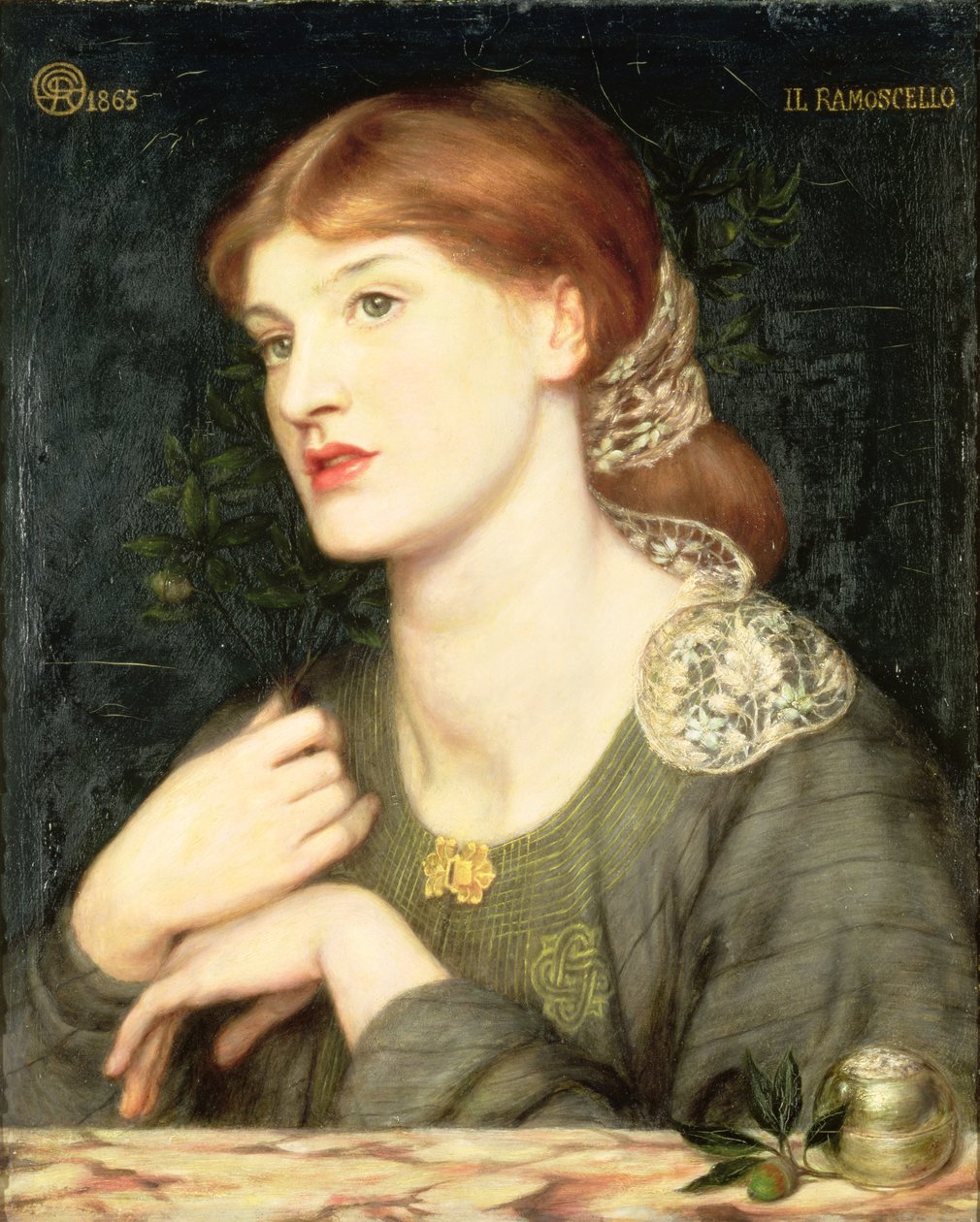 Il Ramoscello, 1865 von Dante Gabriel Charles Rossetti