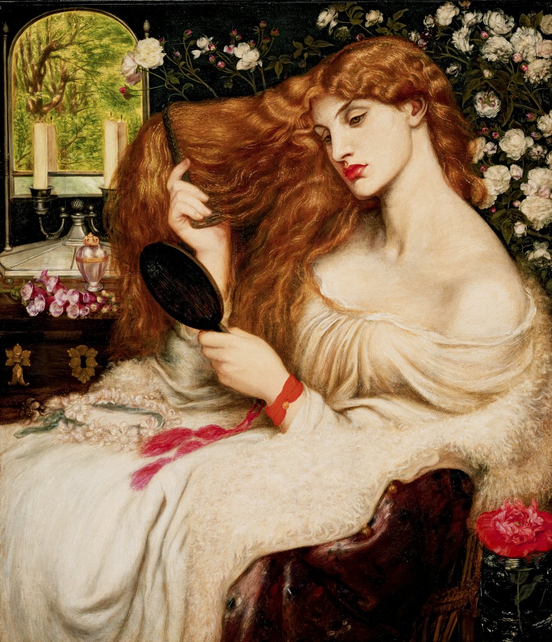 Lady Lilith von Dante Gabriel Charles Rossetti