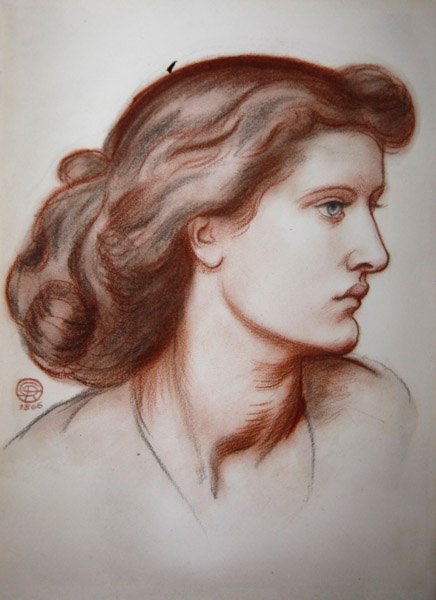 Porträt von Alexa Wilding von Dante Gabriel Charles Rossetti