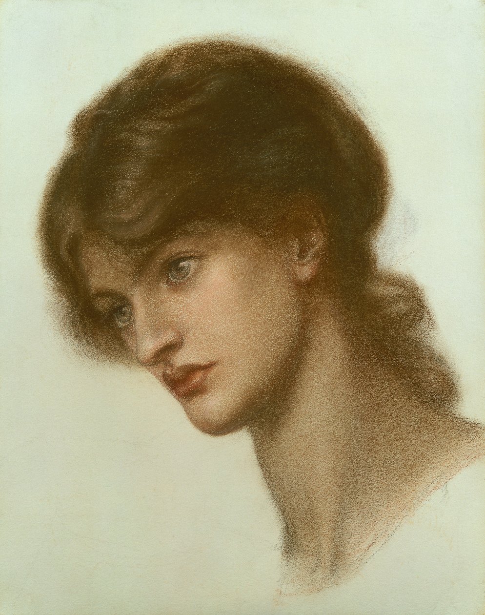 Porträt einer Dame von Dante Gabriel Charles Rossetti