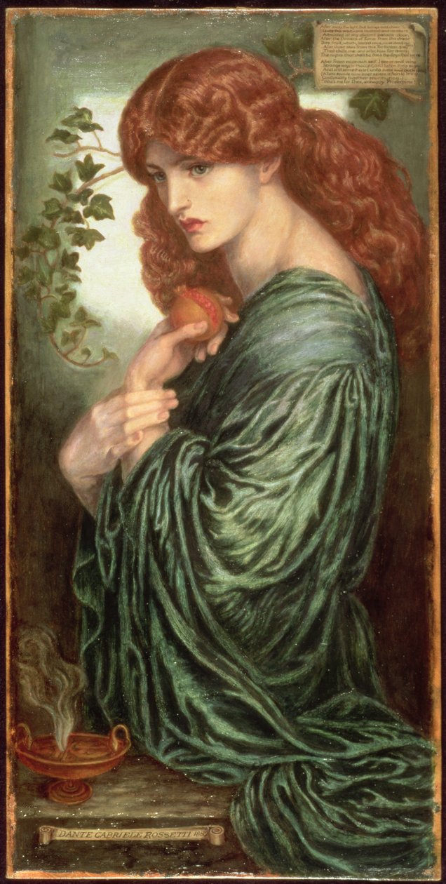 Proserpina, 1882 von Dante Gabriel Charles Rossetti