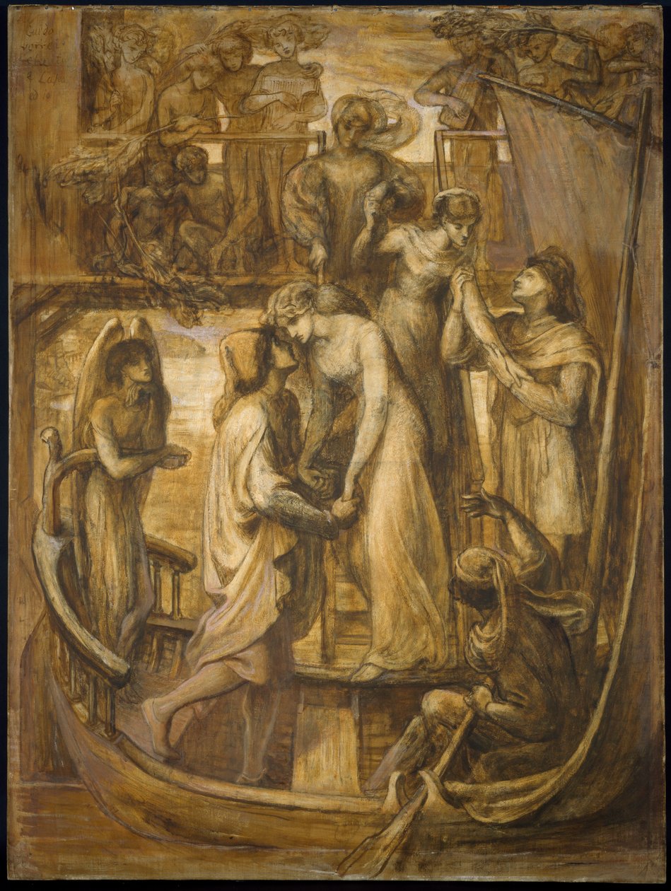 Das Boot der Liebe, 1881 von Dante Gabriel Charles Rossetti
