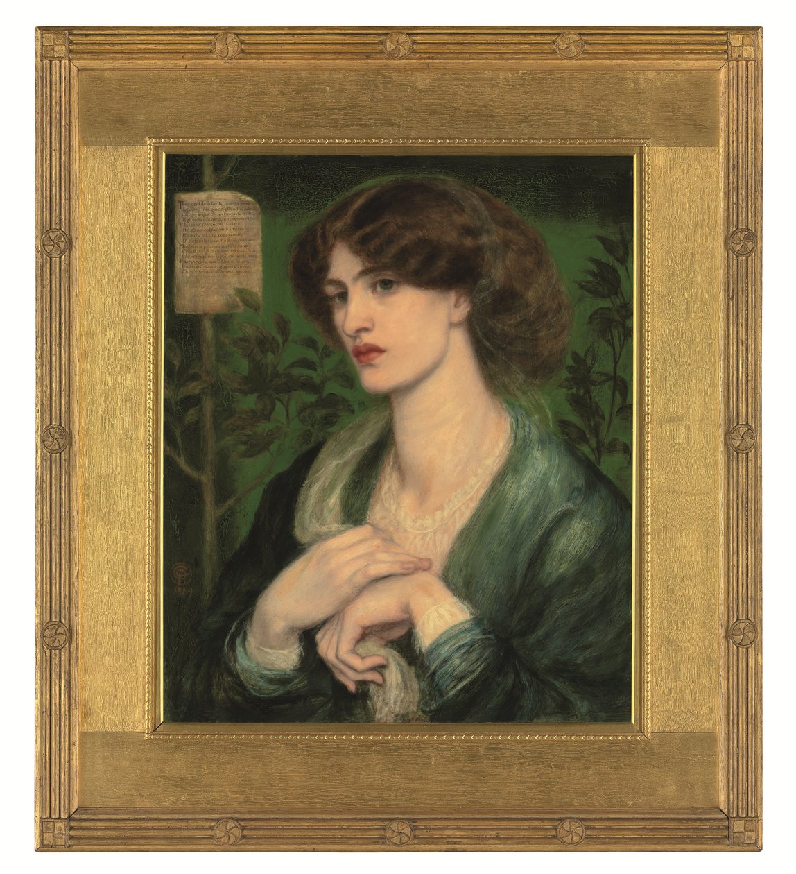 Die Begrüßung von Beatrice von Dante Gabriel Charles Rossetti