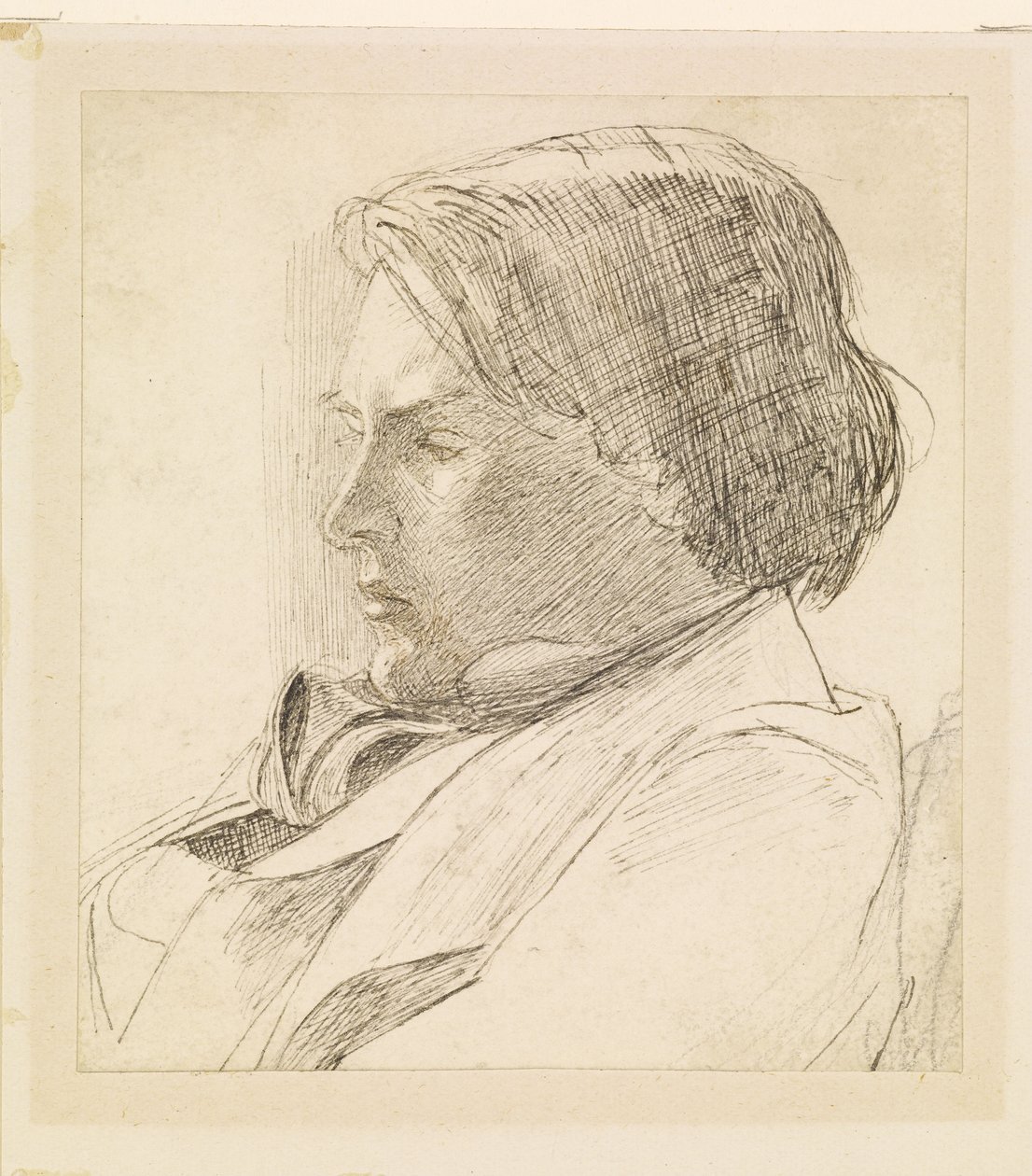 Porträt eines jungen Mannes von Dante Gabriel Rossetti