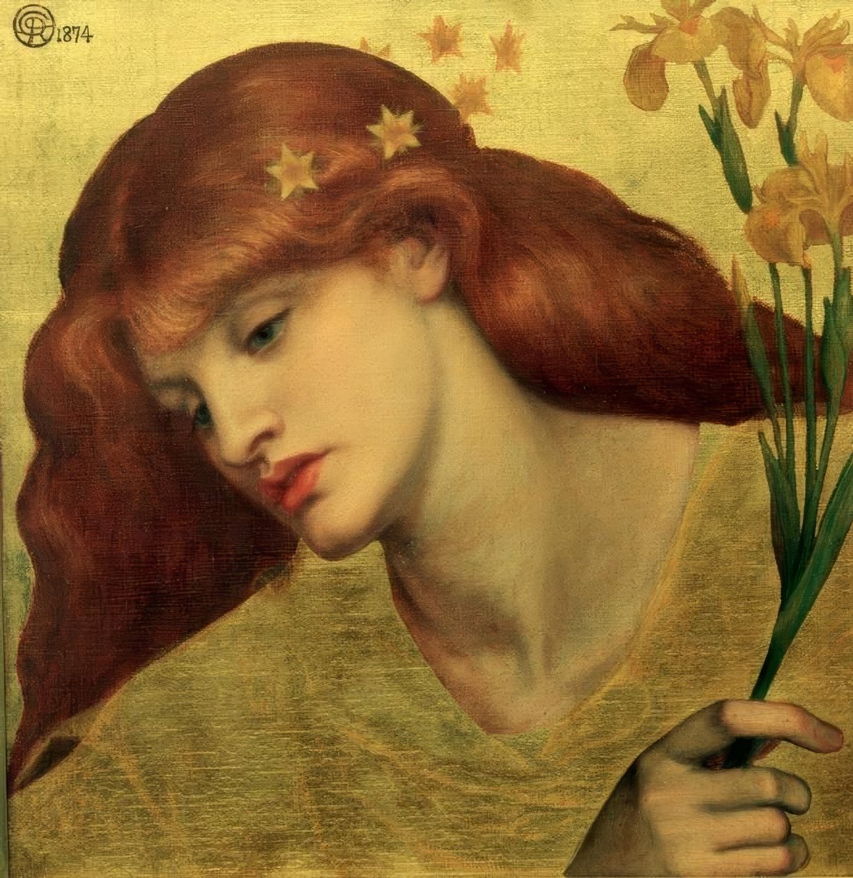 Sancta Lilias von Dante Gabriel Charles Rossetti