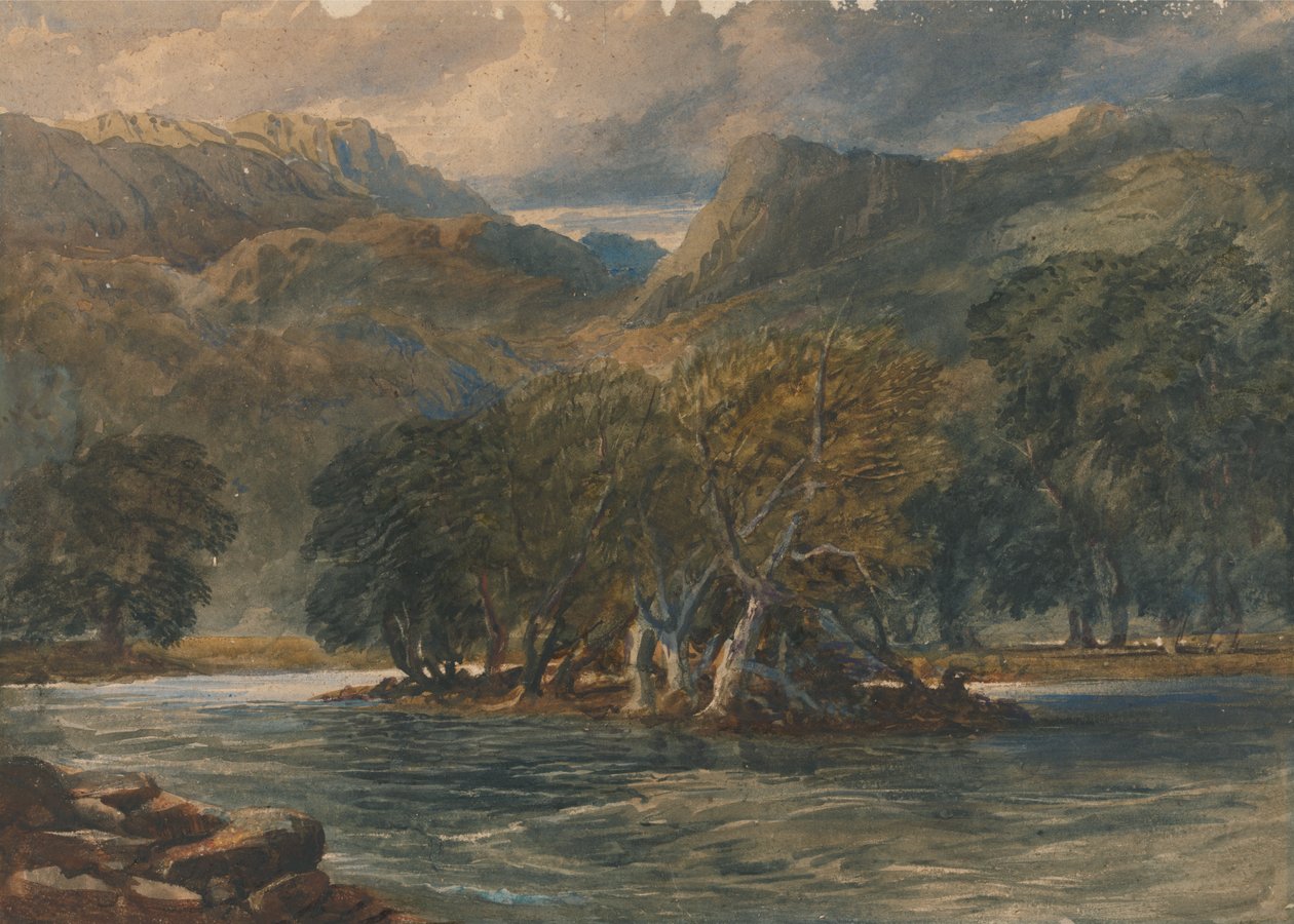 Am Conway River, Nordwales von David Cox