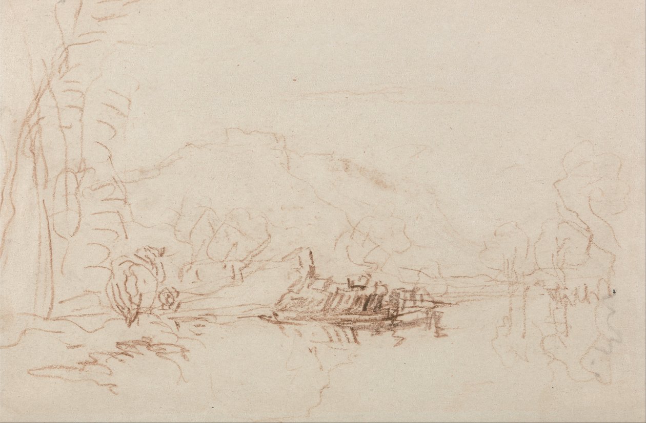 Flusslandschaft von David Cox