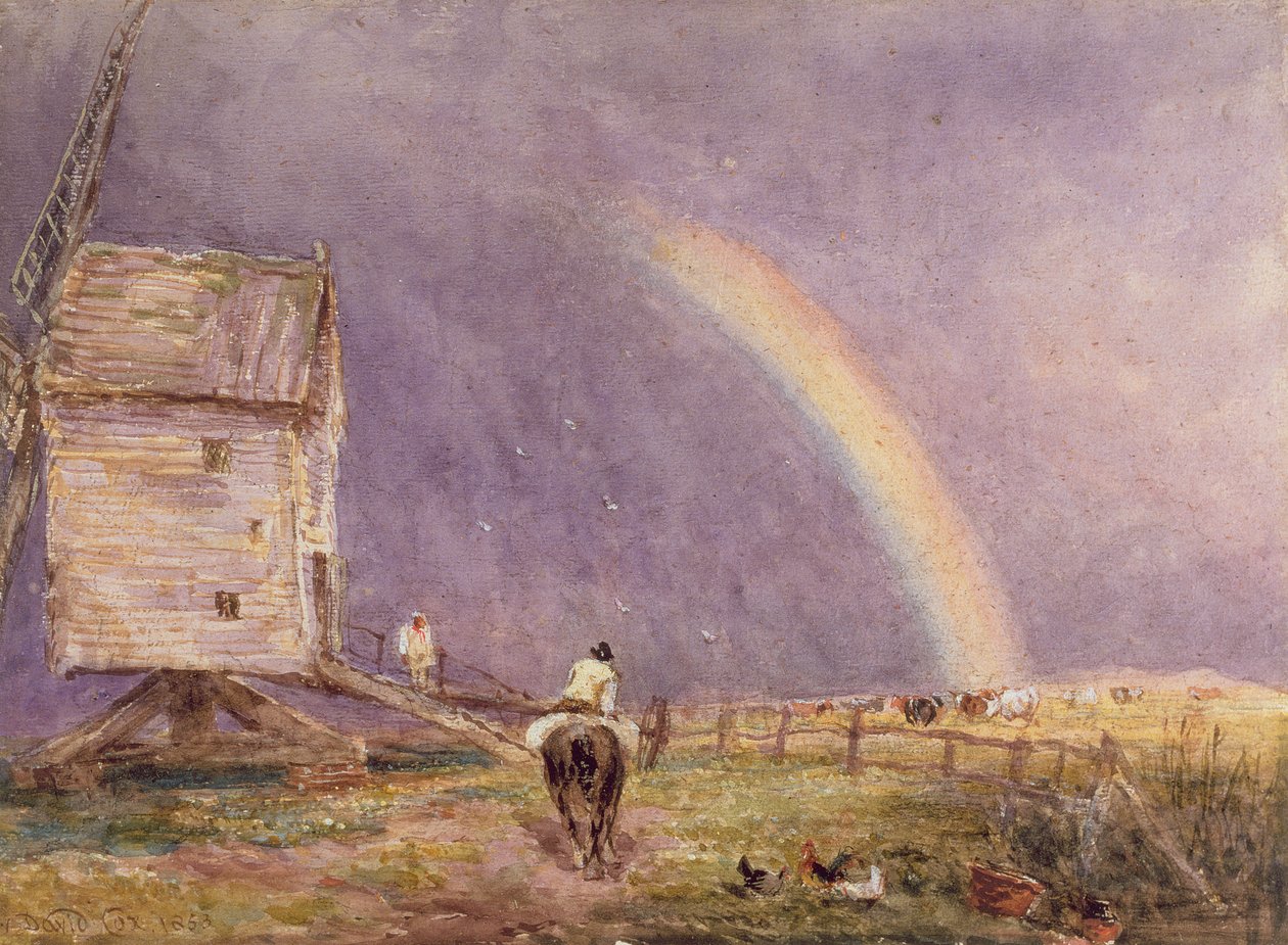 Die Mühle, 1853 von David Cox