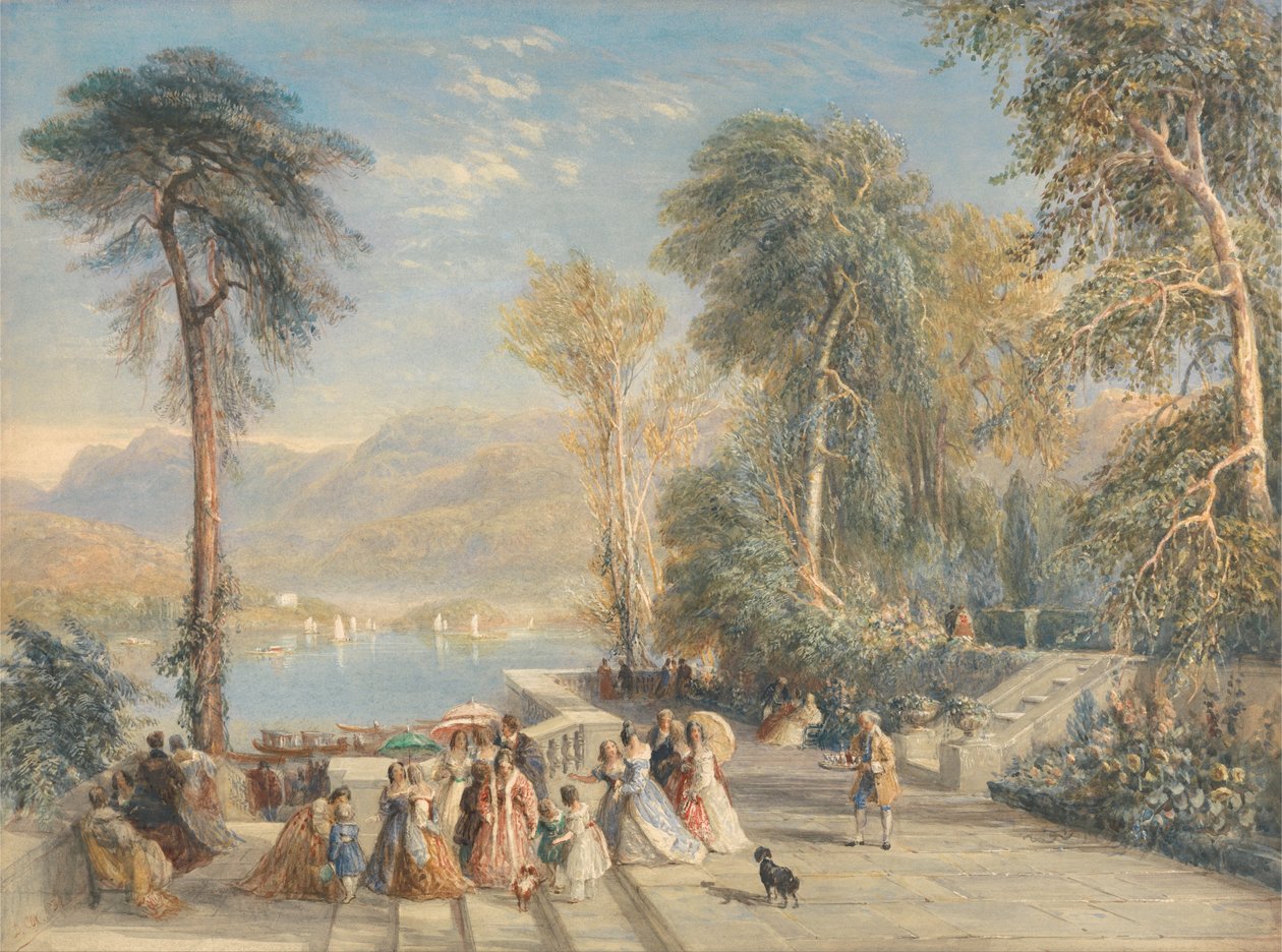 Windermere während der Regatta von David Cox