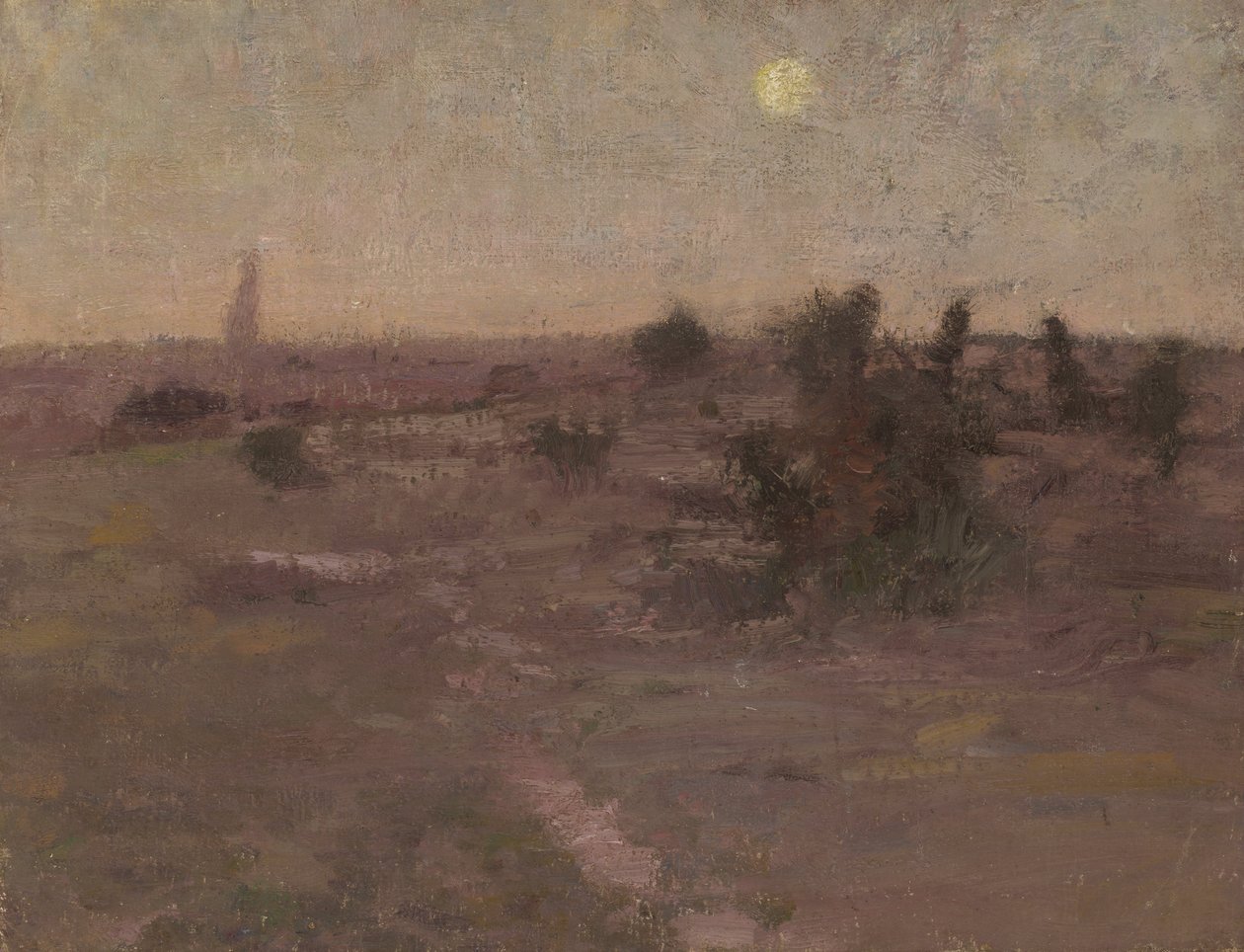 Mondaufgang, Templestowe von David Davies