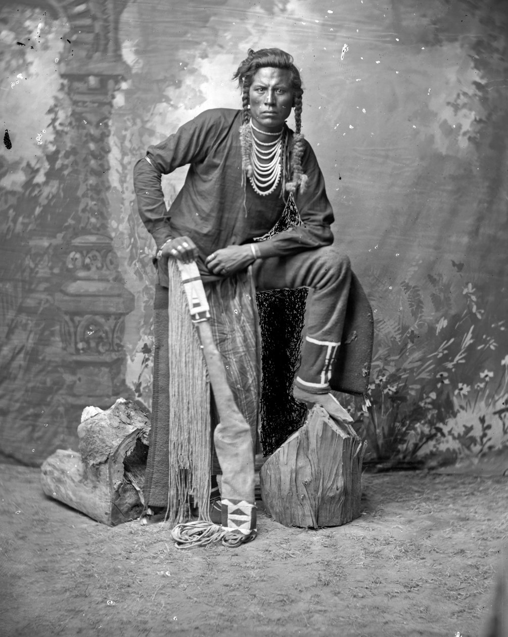 Curley, Crow Scout, 1880er Jahre von David Frances Barry