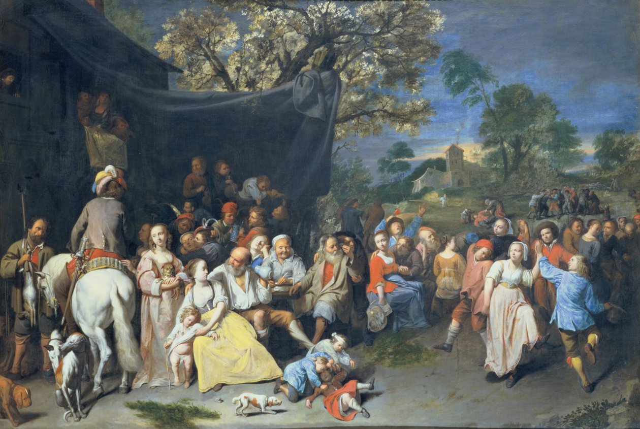 Bauernfest, 1649 von David III Ryckaert