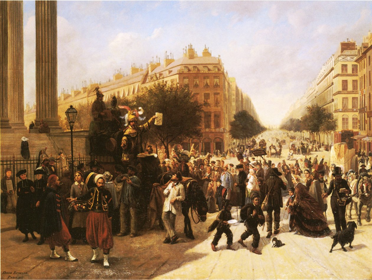 Place de la Madeleine, Paris, 1857 von David Jacobsen