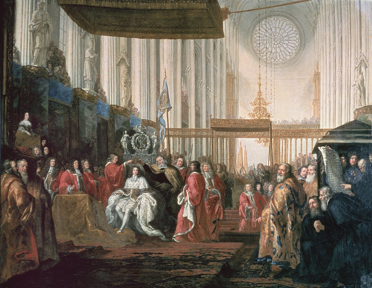 Krönung von Karl XI. (1655-97) von David Klöcker Ehrenstrahl