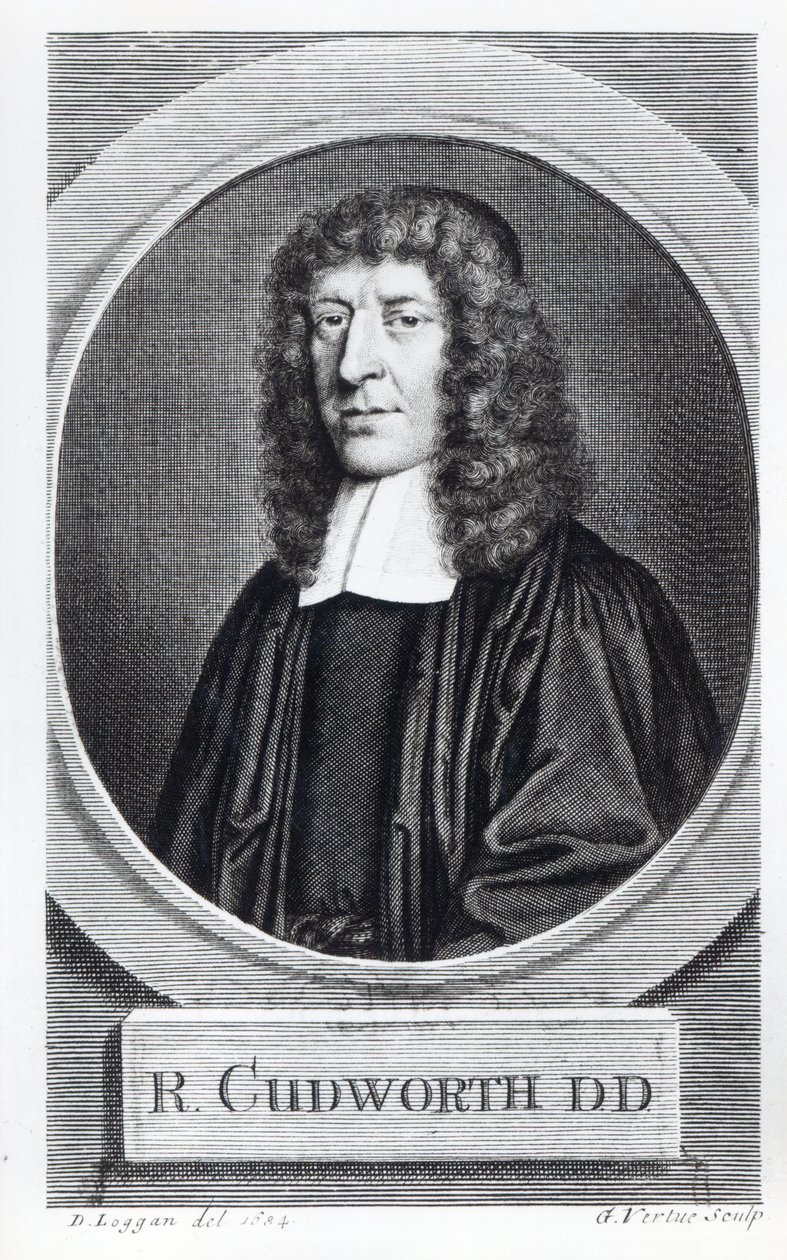 Ralph Cudworth, graviert von George Vertue von David Loggan