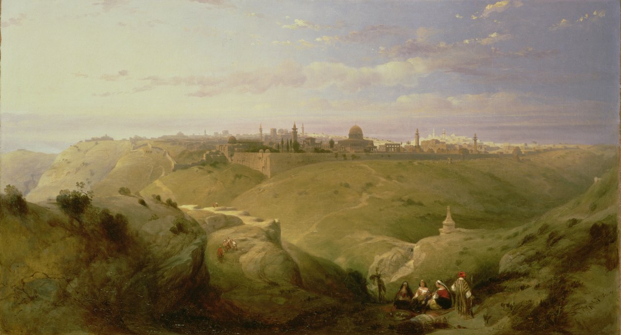 Jerusalem, 1842 von David Roberts