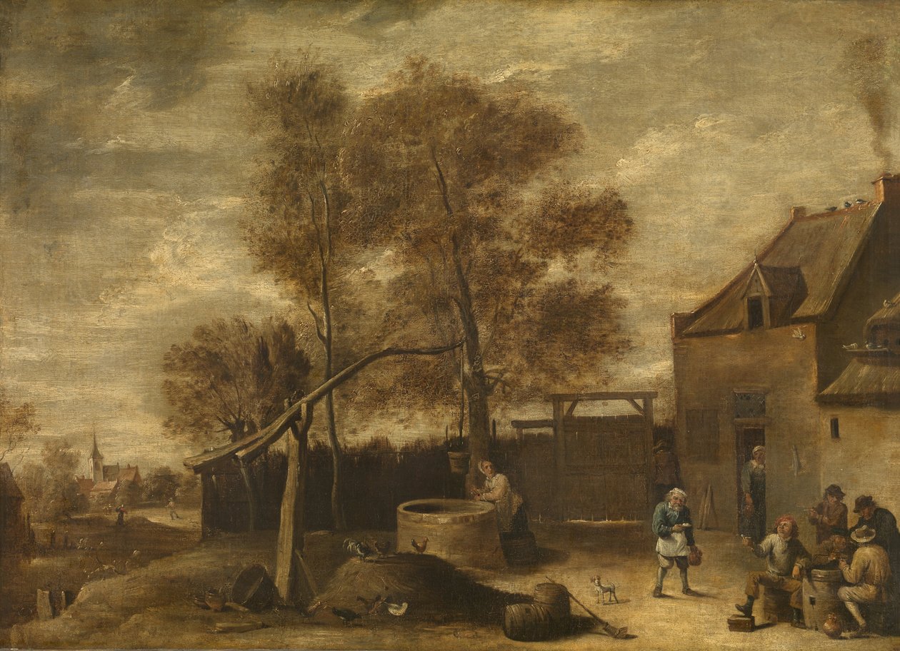 Im Bauernhof von David Teniers the Younger