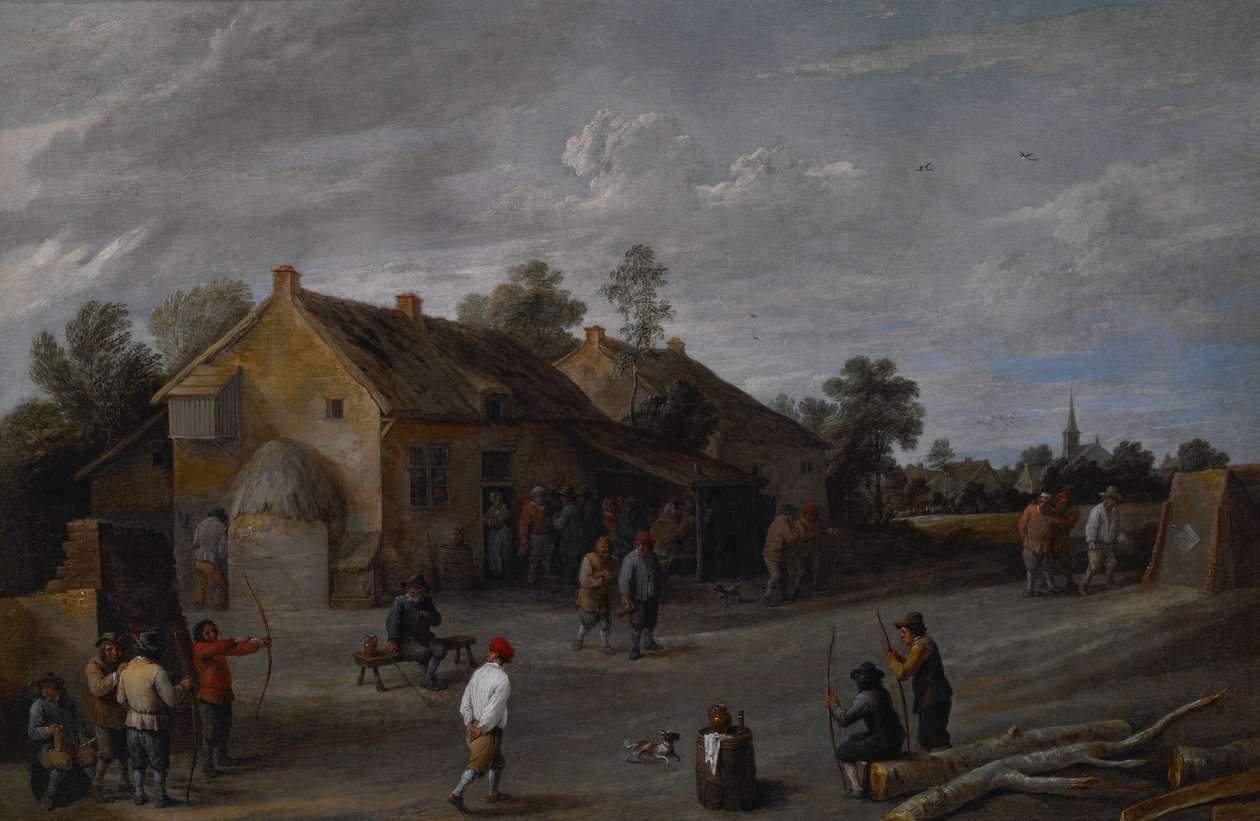 Die Bogenschützen von David Teniers the Younger