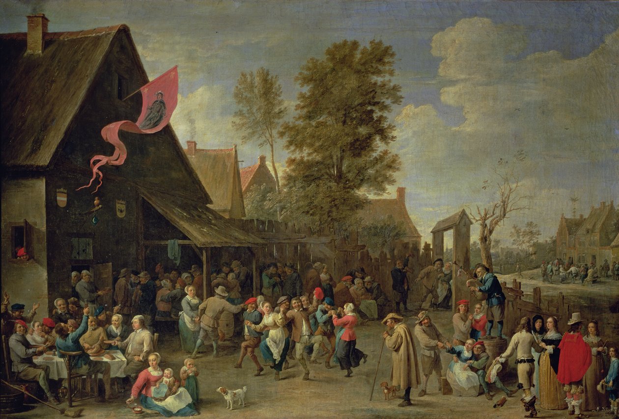 Die Weihe einer Dorfkirche von David Teniers the Younger