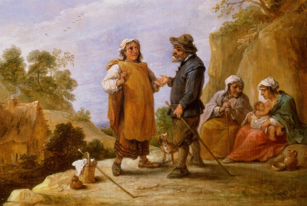 Die Wahrsagerin von David Teniers the Younger