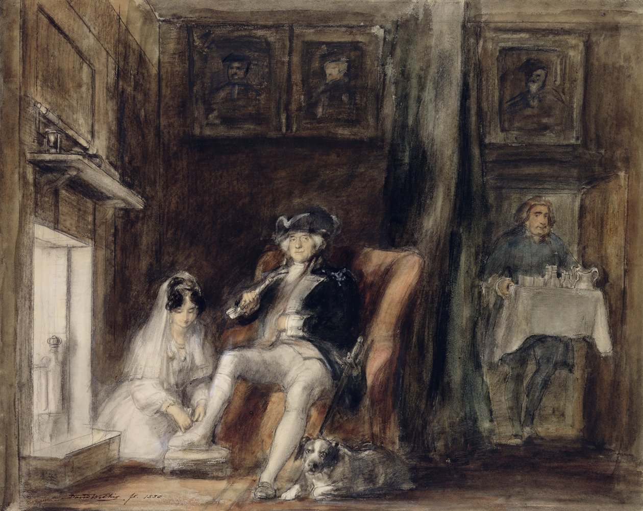 Der behinderte Kommodore im Ruhestand, 1830 von David Wilkie