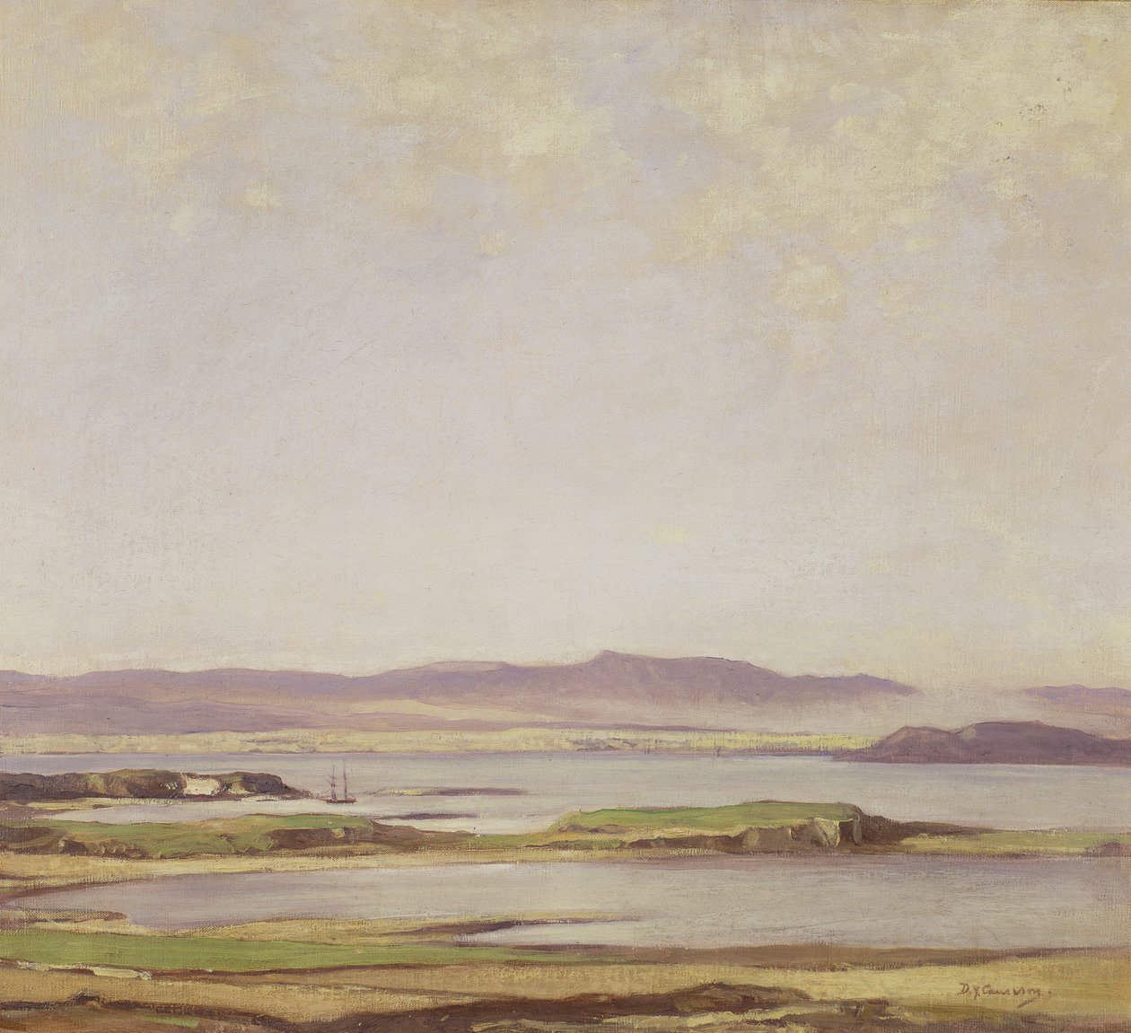 Dunstaffnage, Argyll von David Young Cameron