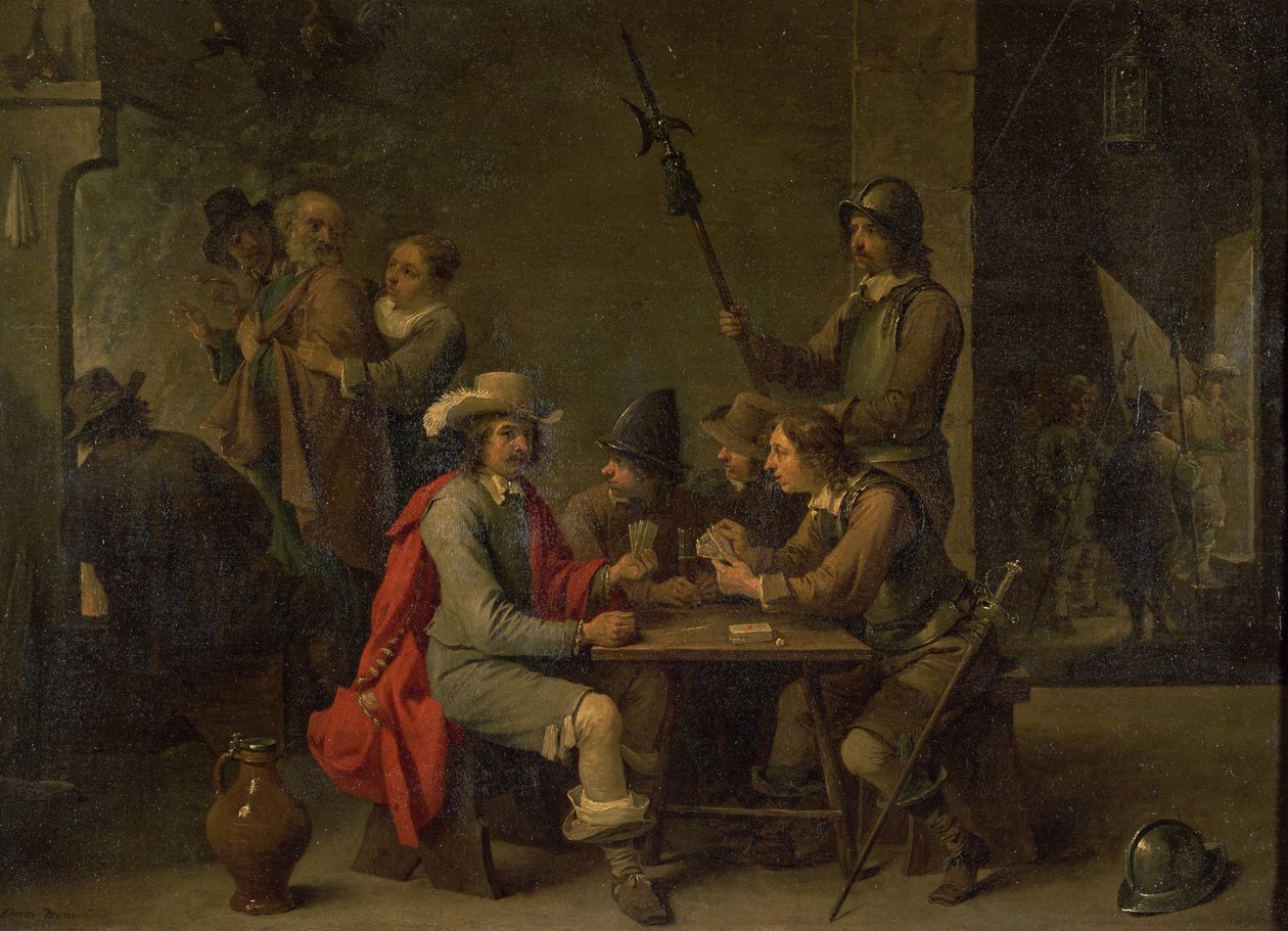 Die Verleugnung des heiligen Petrus, 1646 von David Teniers the Younger