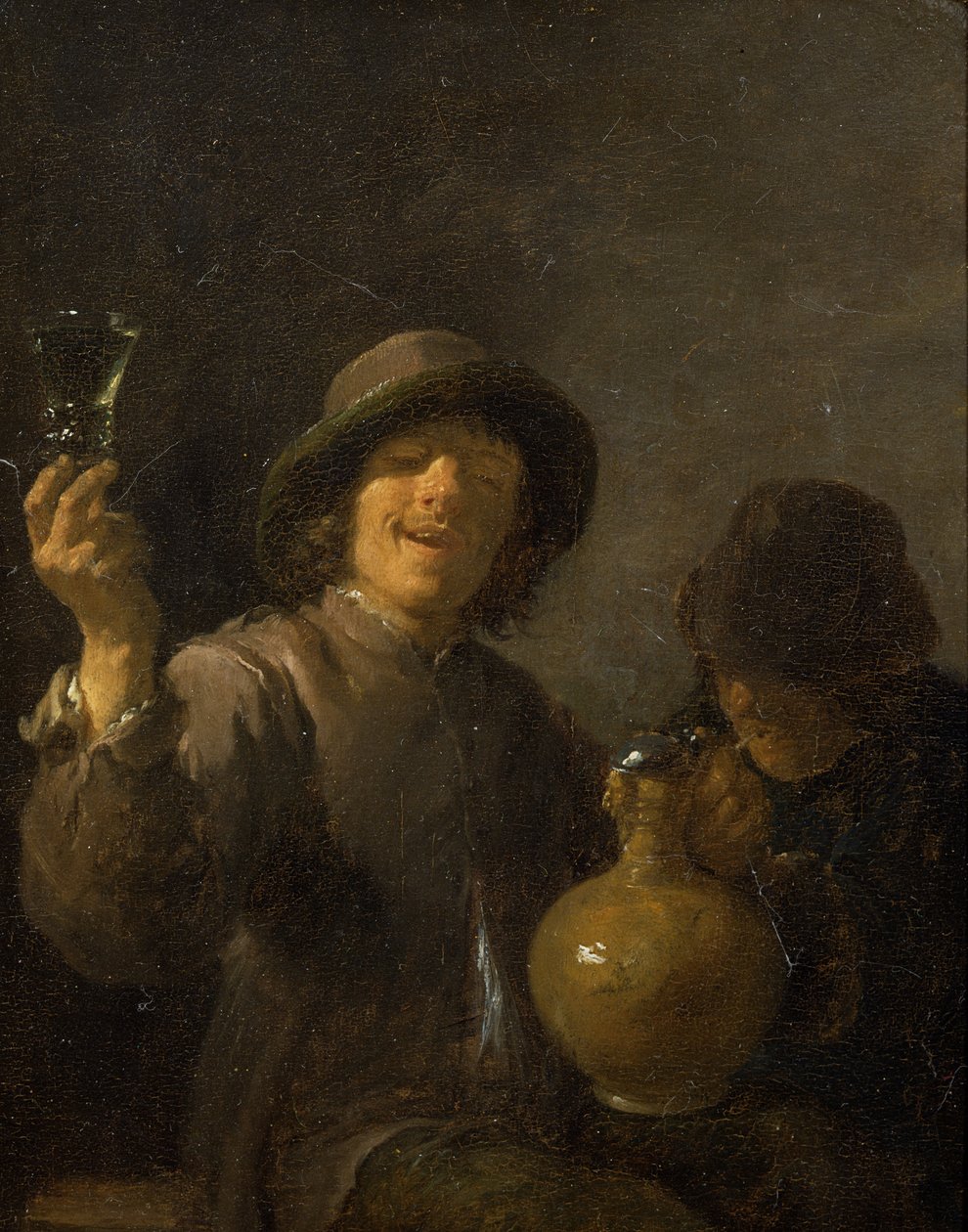 Zwei Bauern beim Trinken von David Teniers the Younger