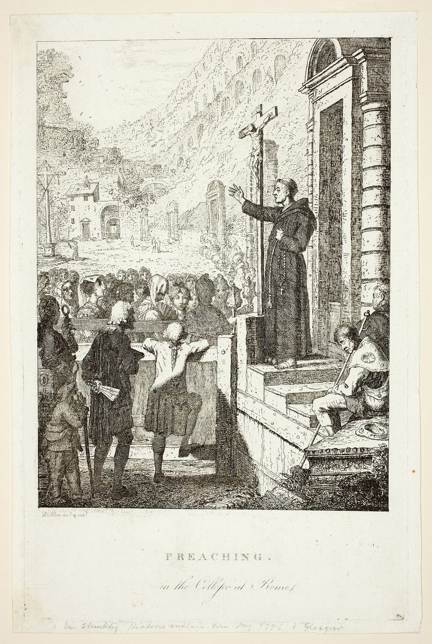 Predigt im Kollegium in Rom von David Allan
