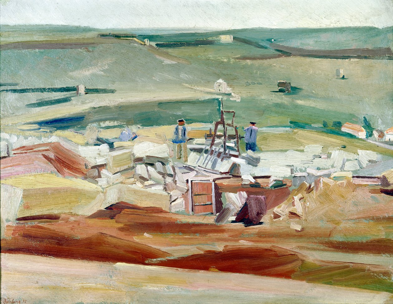 Die Steinbrucharbeiter, 1925 von David Bomberg